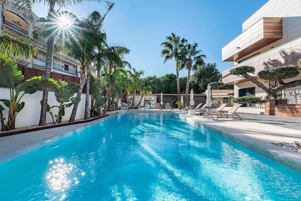 미아미플라자 5 Stelle Piscina, Jacuzzi, Wifi - 2 Min Dal Mare 아파트 외부 사진